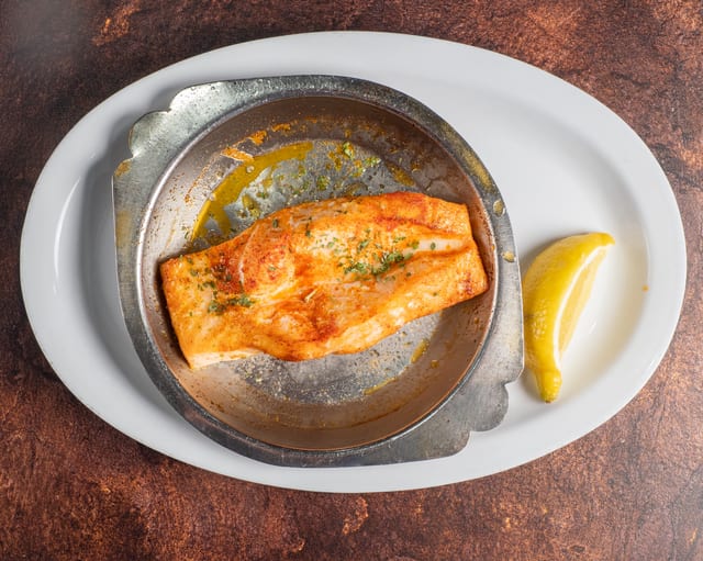 Broiled Salmon Filet.
