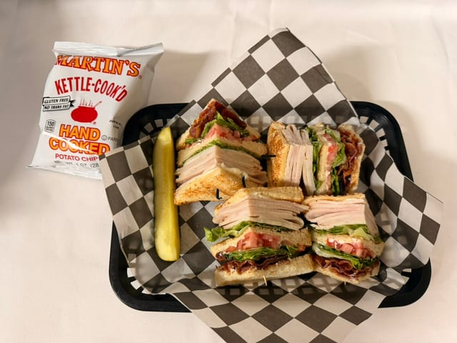 Triple Decker Sandwich.