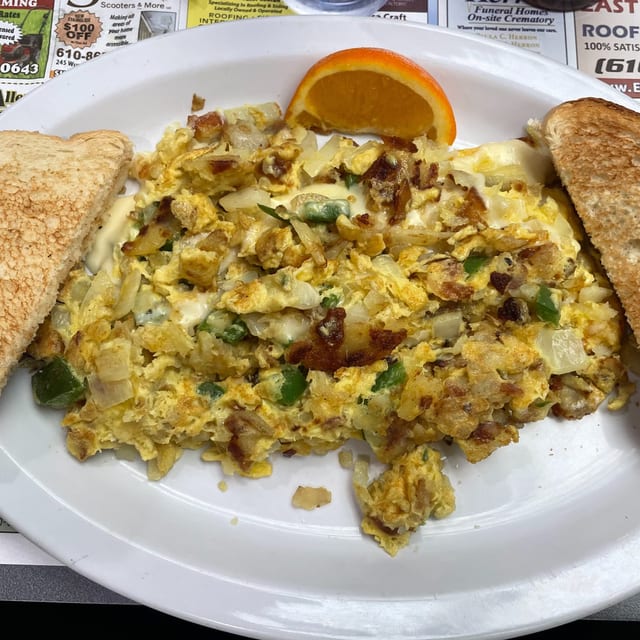 Country Style Eggs.