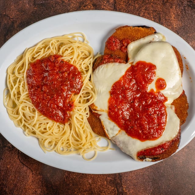 Eggplant Parmesan.