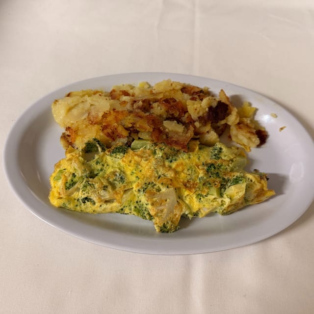 Broccoli Omelette.