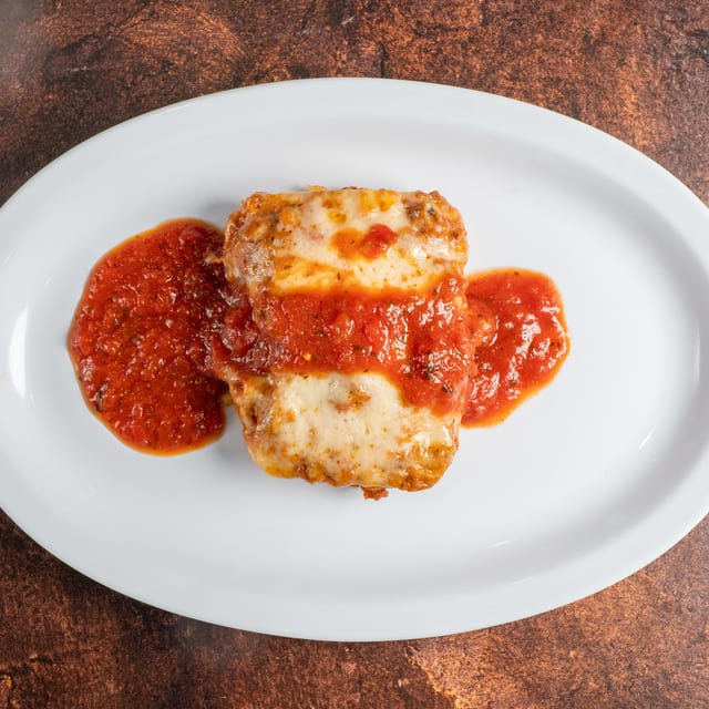 Meat and Three Cheese Lasagna.