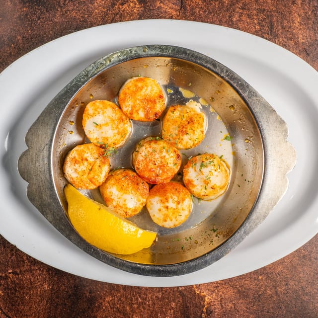 Broiled Scallops.